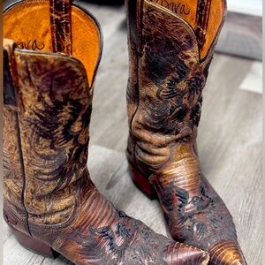 Woman’s western snake boot